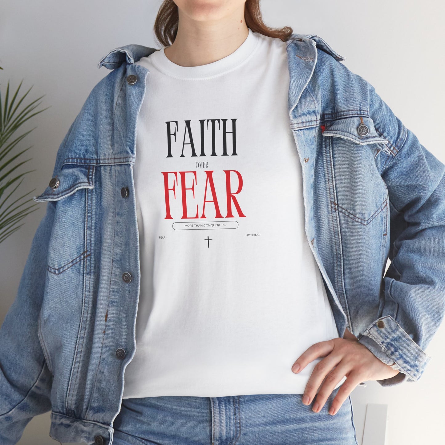 Unisex t-shirt ''FAITH OVER FEAR''