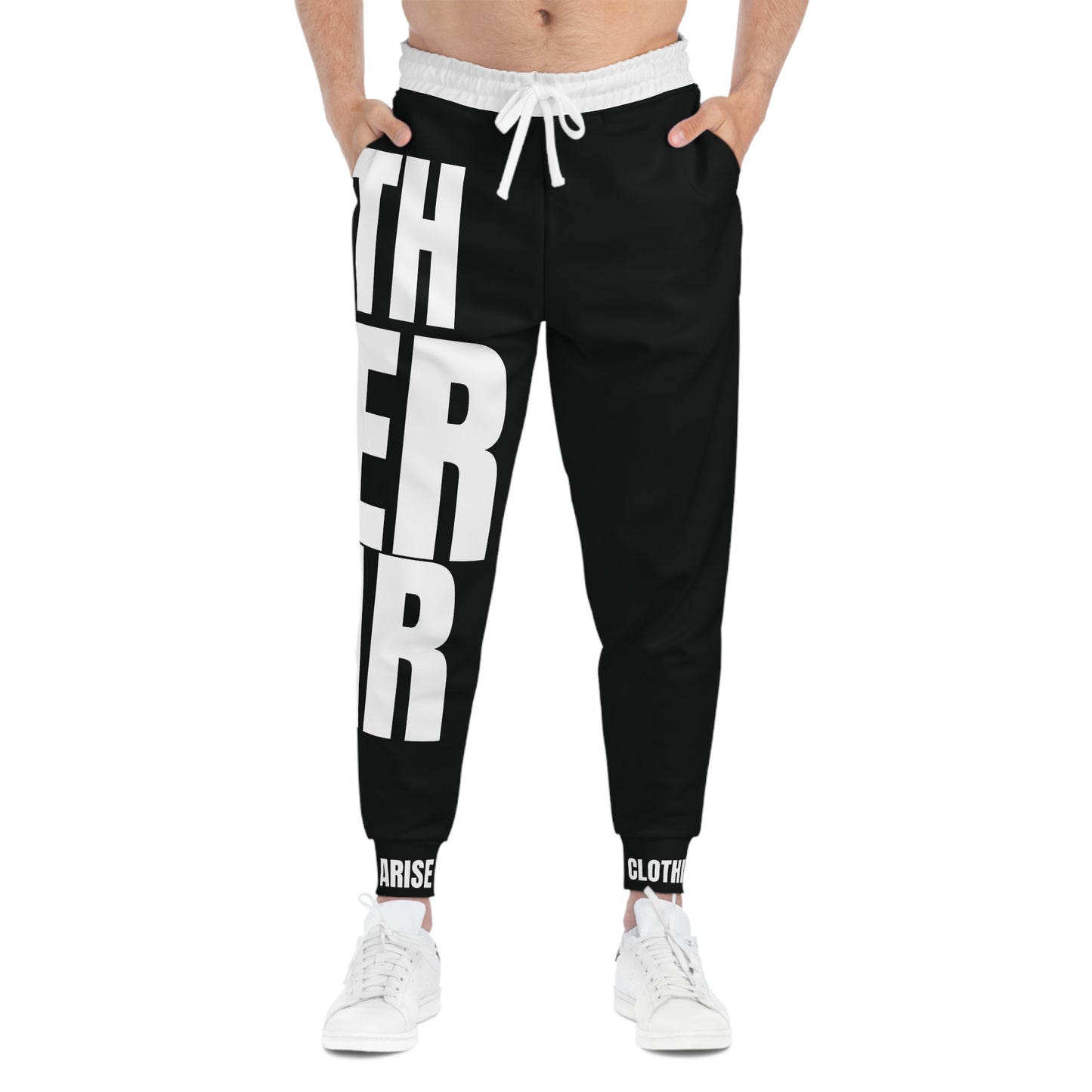 'FAITH OVER FEAR'' JOGGERS BLACK