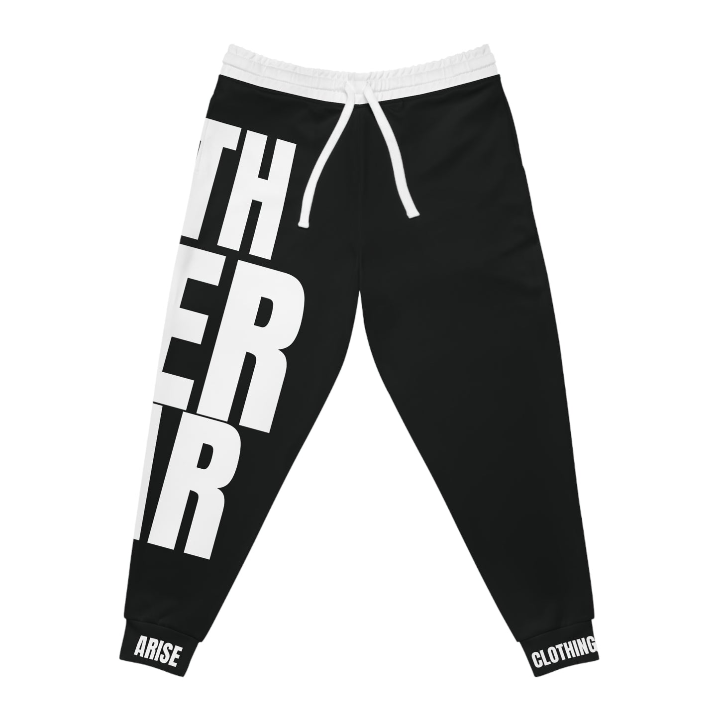 'FAITH OVER FEAR'' JOGGERS BLACK