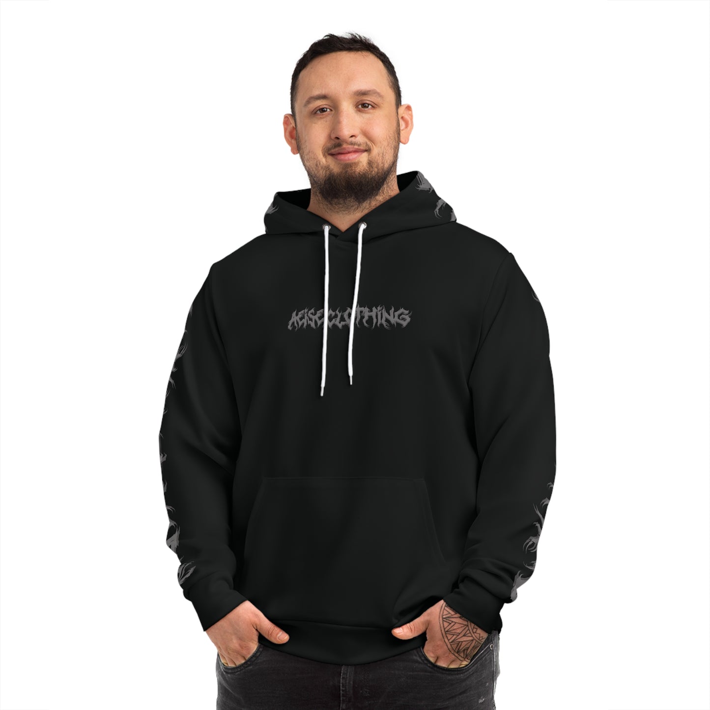 Edgy Graphic Hoodie ARISECLOTHING - Street Style Fashion